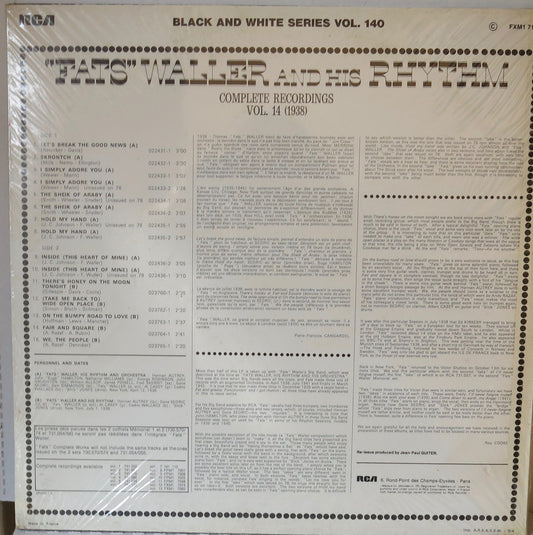 Fats Waller and his Rhythm (1938) Volume 140 - Black & White