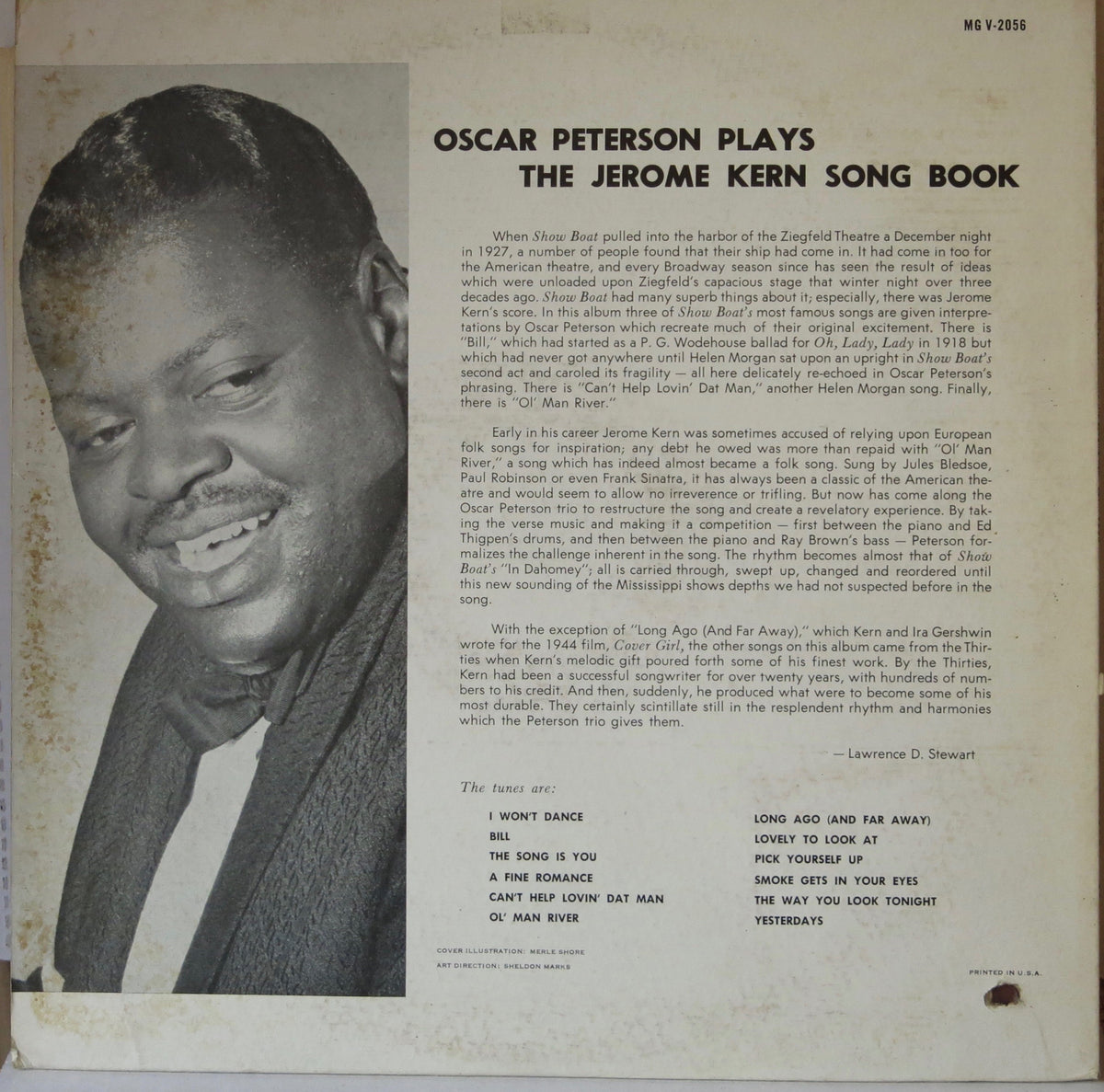 Oscar Peterson ‎ Oscar Peterson Plays The Jerome Kern Songbook