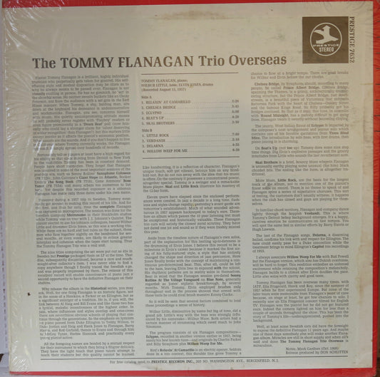 The Tommy Flanagan Trio Overseas with Wilbur Little and Elvin Jones - Prestige