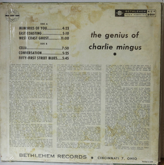 Charlie Mingus – The Genius Of Charlie Mingus - Bethlehem