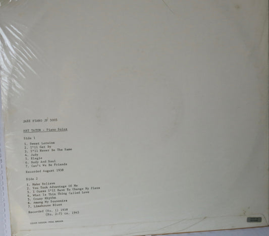 Art Tatum – Piano Solos