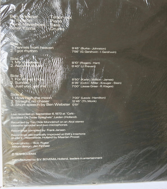 Ben Webster – Last Concert