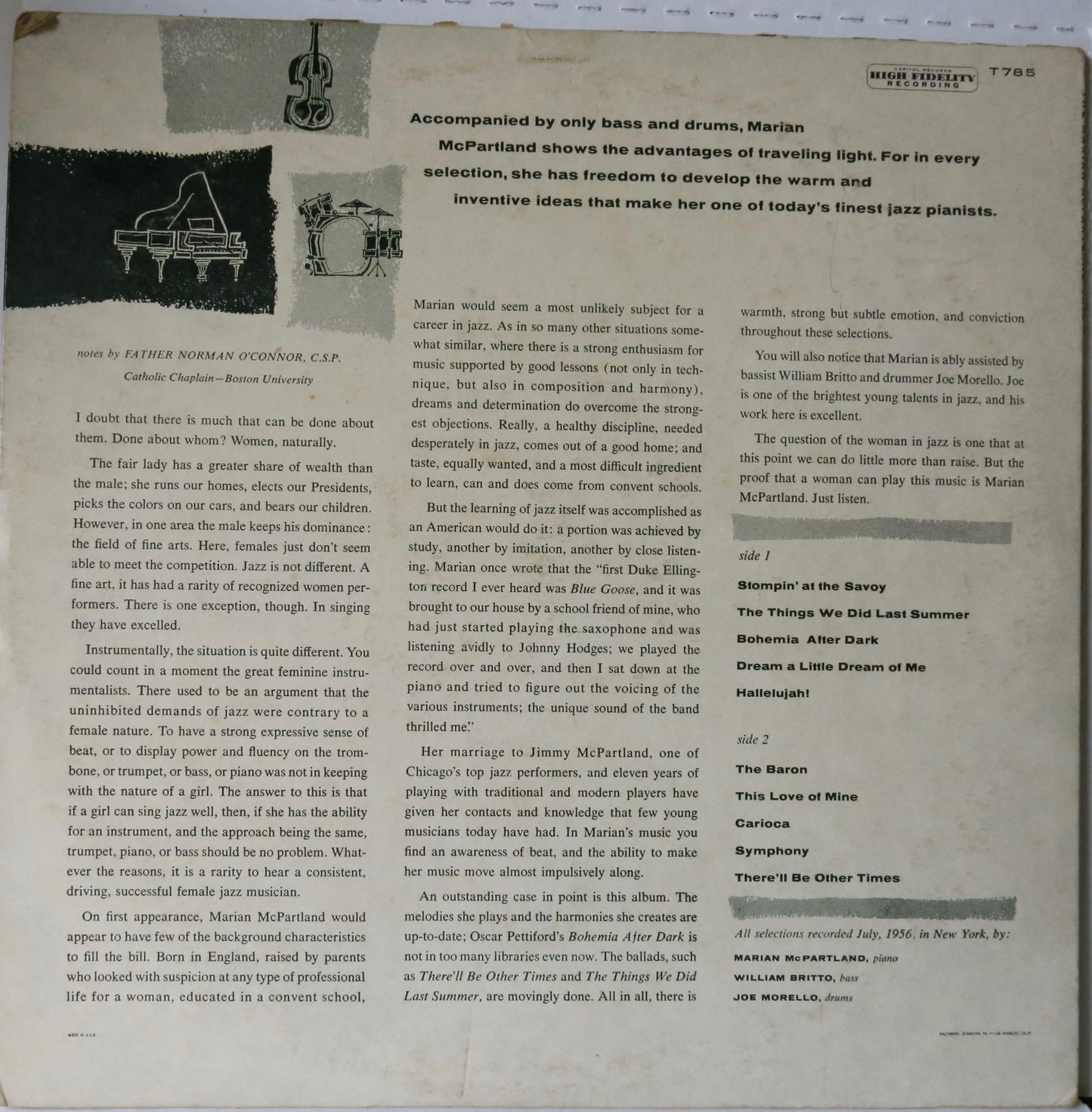 Marian McPartland Trio