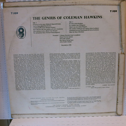 Genius Of Coleman Hawkins