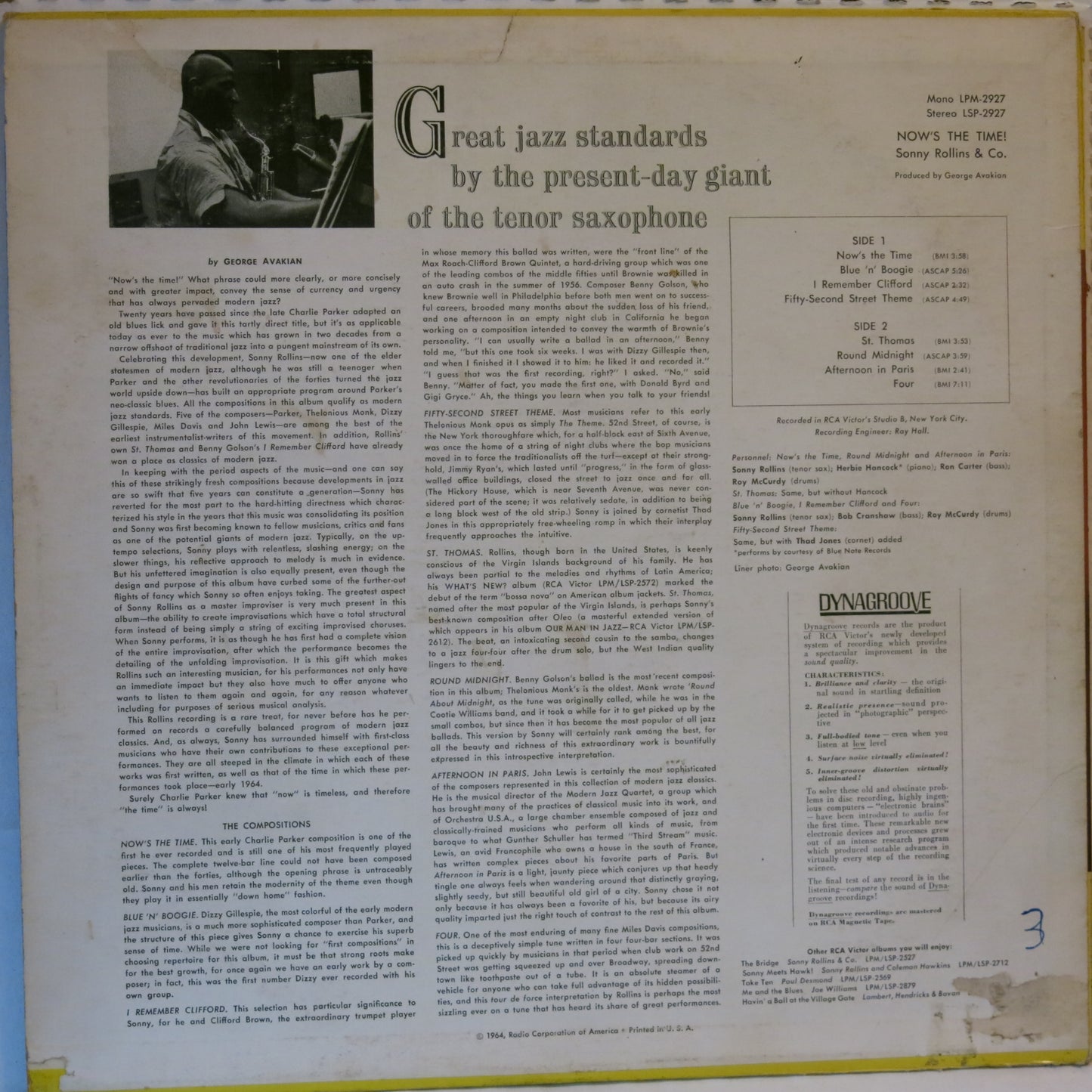 Sonny Rollins – Now's The Time!