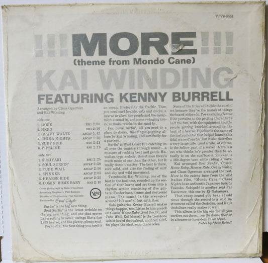 Kai Winding Featuring Kenny Burrell – !!! More !!! (Theme From Mondo Cane)