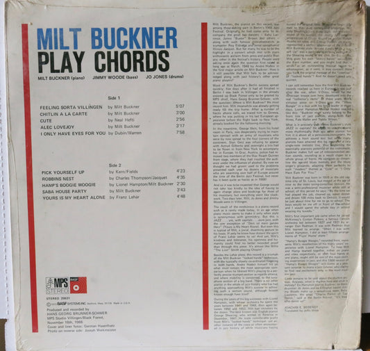 Milt Buckner Trio – Play Chords
