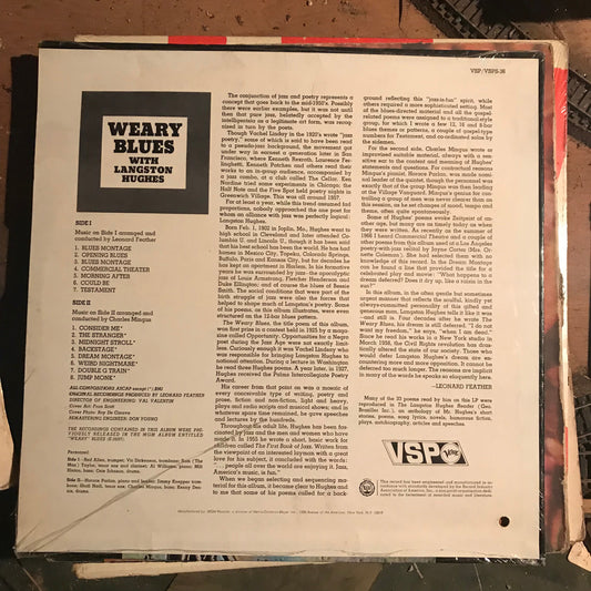Weary Blues - Langston Hughes - Verve