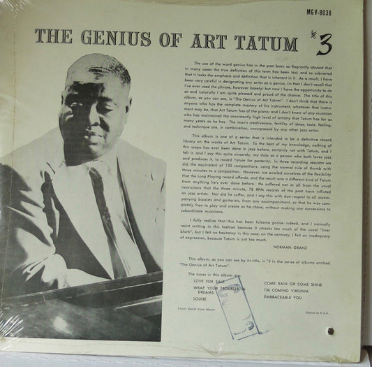 Art Tatum - The Genius of Art Tatum #3 - Verve