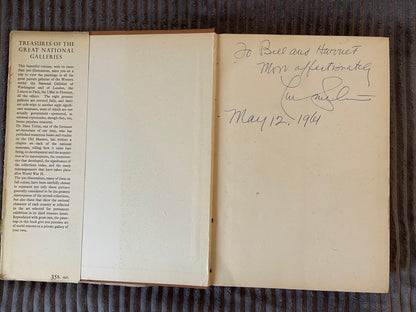 Hans TIETZE / Treasures of the Great National Galleries An Introduction 1st 1954