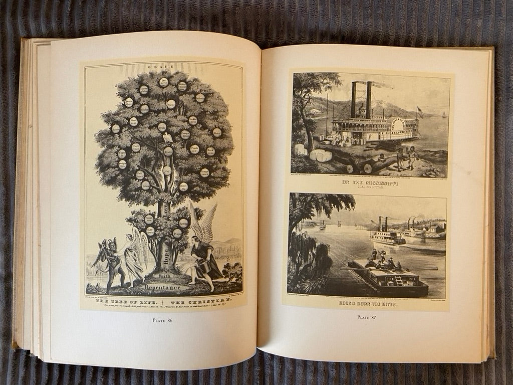 VTG Hardcover Book CURRIER & IVES Printmakers to the American People 1942