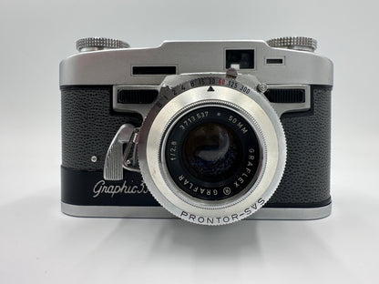 Graflex Graphic 35 Prontor-SVS Graflar Graflex f/2.8 50mm