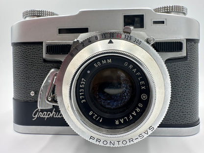 Graflex Graphic 35 Prontor-SVS Graflar Graflex f/2.8 50mm
