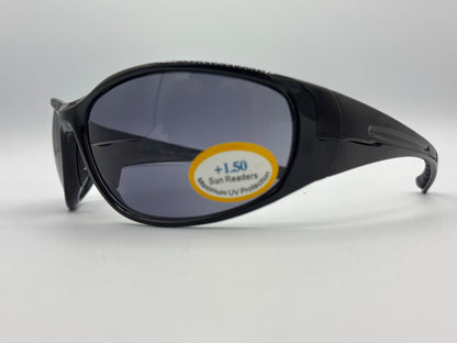 Nordstrom black and cyan sun-readers