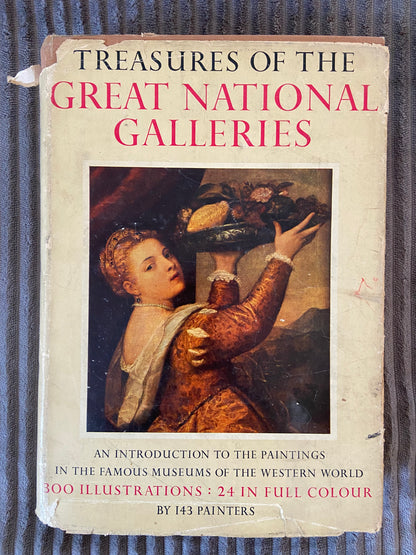 Hans TIETZE / Treasures of the Great National Galleries An Introduction 1st 1954