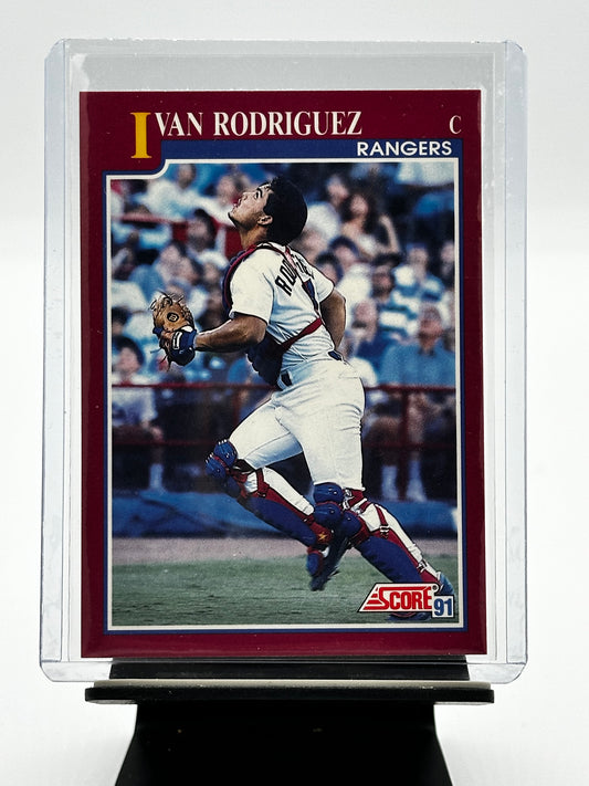 1991 Score Traded #82T Ivan Rodriguez RC