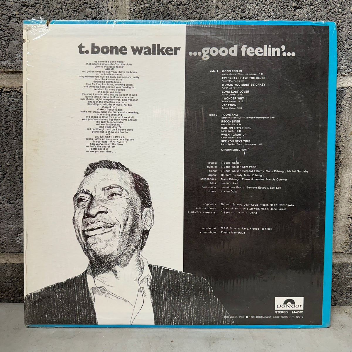 Bone Walker T-Bone Walker – Good Feelin’ – Friedman & Sons