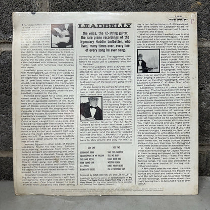Leadbelly – Guitar – His Voice – His Piano