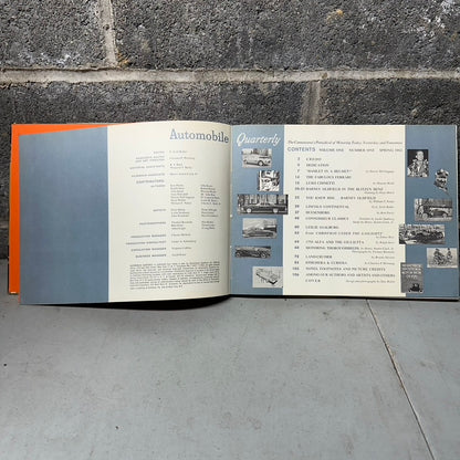 Automobile Quarterly Vol1 No1 1962 - Hardcover, Rare, Vintage - Volume 1