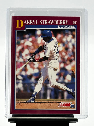1991 Score Traded #16T Darryl Strawberry