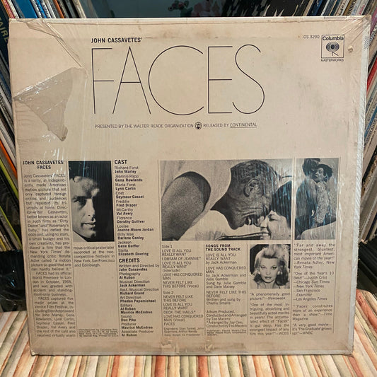 Various – John Cassavetes' Faces (Music From The Sound Track, Plus Music Inspired By The Film)
