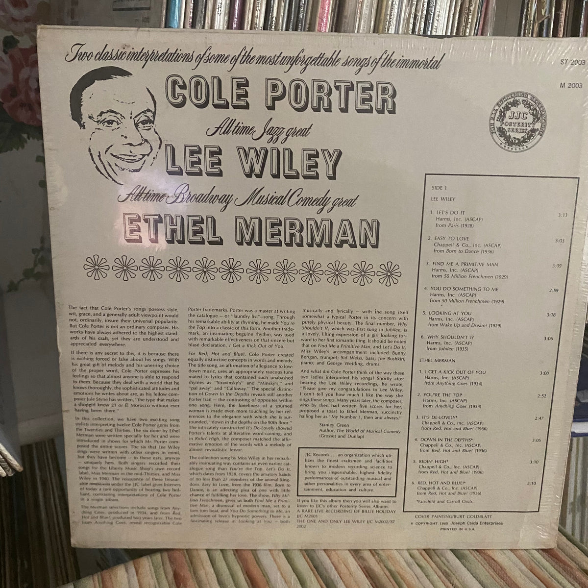 Cole Porter – Lee Wiley & Ethel Merman Sing His Songs | JJC Records