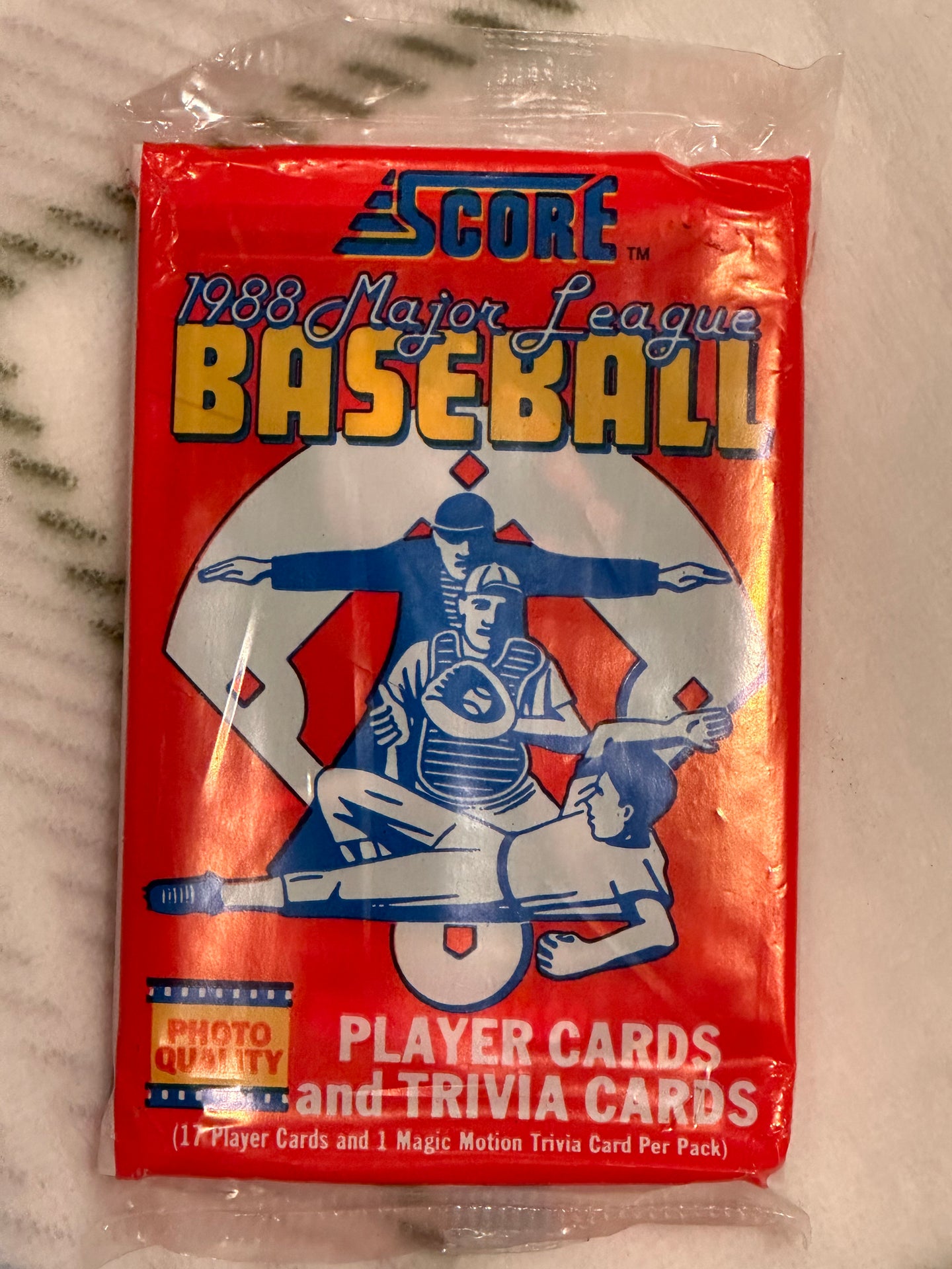 1988 Score Baseball Cards Unopened Pack