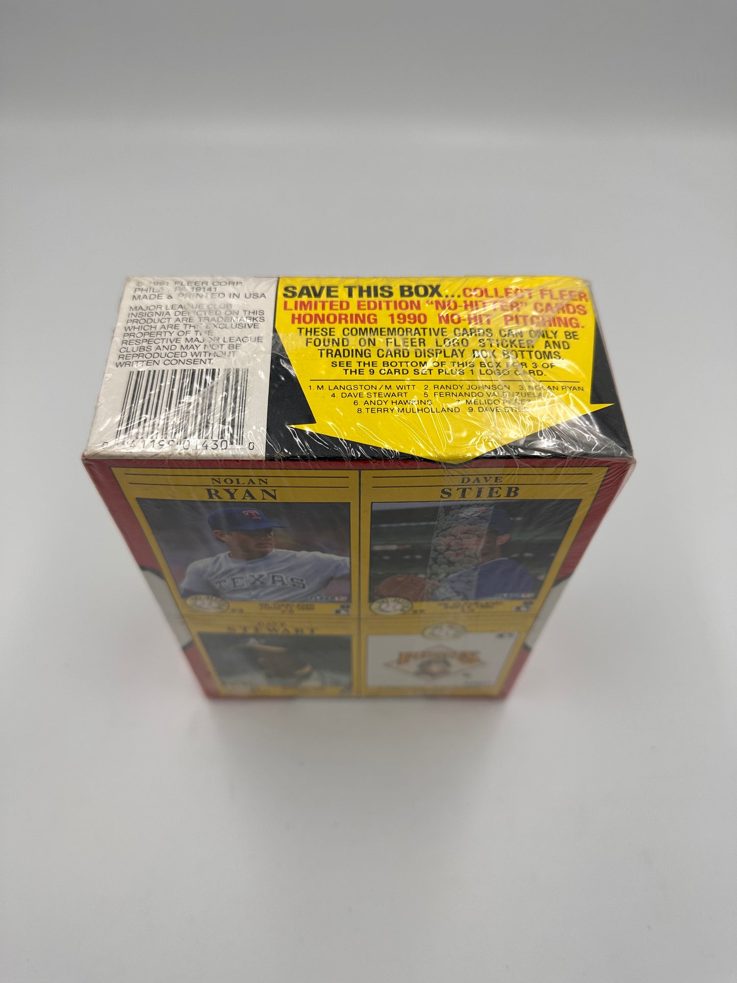 1991 Fleer Baseball Wax Box - Sealed