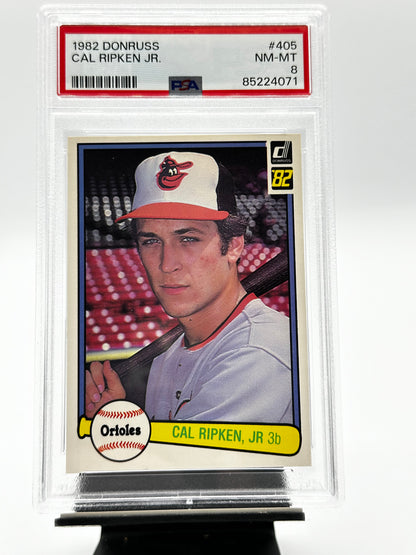 1982 Donruss Cal Ripken Jr RC #405 PSA 8