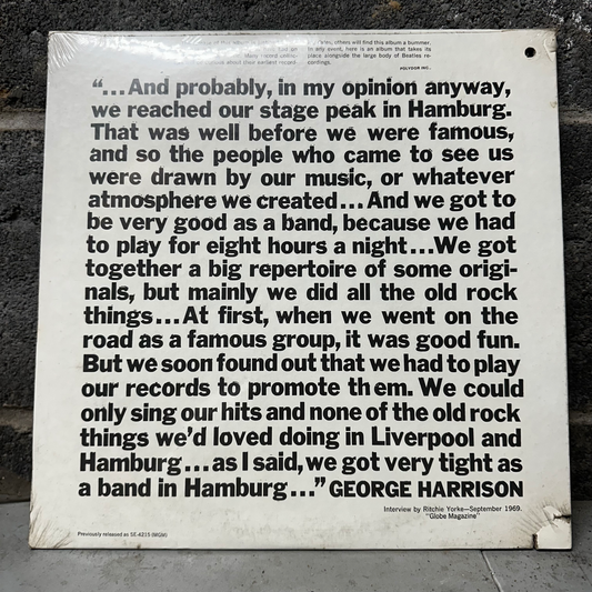 The Beatles Featuring Tony Sheridan – In The Beginning (Circa 1960)