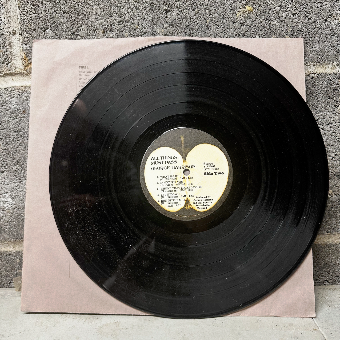 George Harrison All Things Must Pass Side 2 - LP