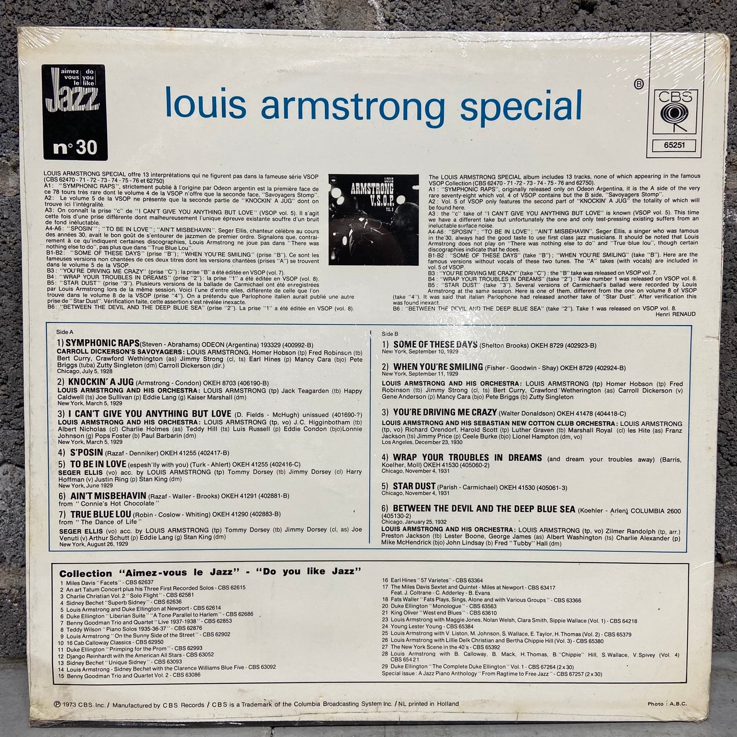 Louis Armstrong – Louis Armstrong Special