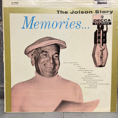 Al Jolson – The Jolson Story - Memories ...