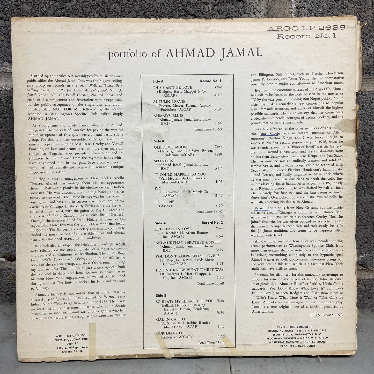 Ahmad Jamal - Portfolio of Ahmad Jamal