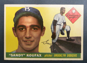Sandy Koufax 1955 Topps Rookie Card #123
