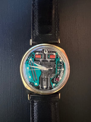 Bulova Accutron Spaceview 14KT Gold