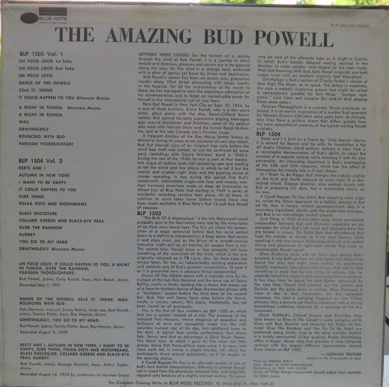 Bud Powell – The Amazing Bud Powell (Volume 2)