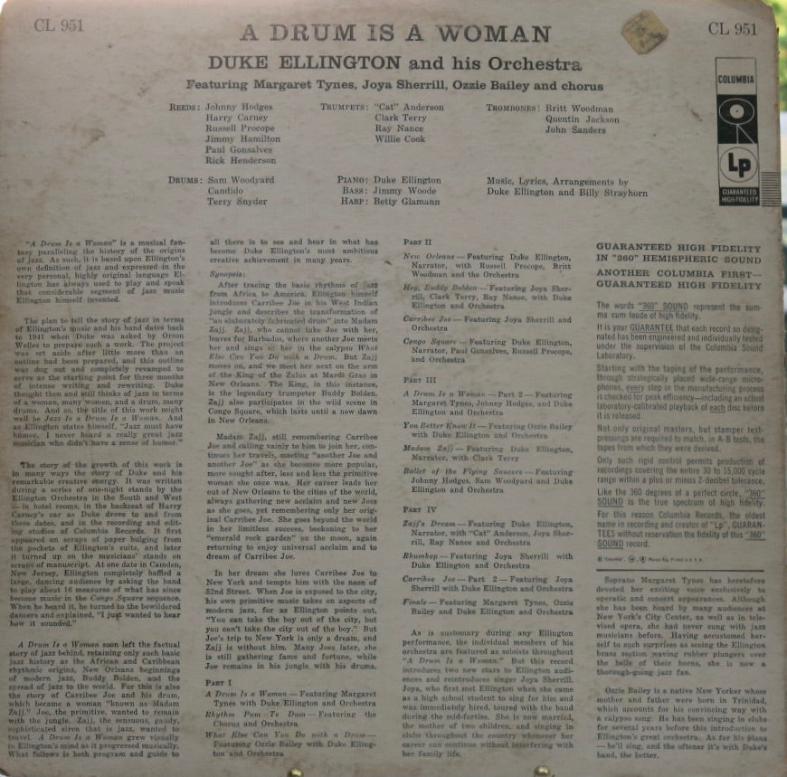 Duke Ellington And His Orchestra – A Drum Is A Woman