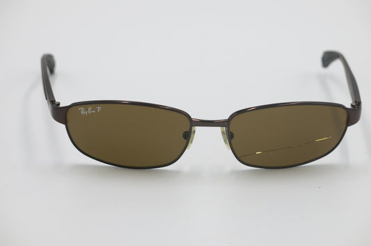 Ray-Ban RB3247 Polarized Sunglasses – Brown Metal / Brown Polarized
