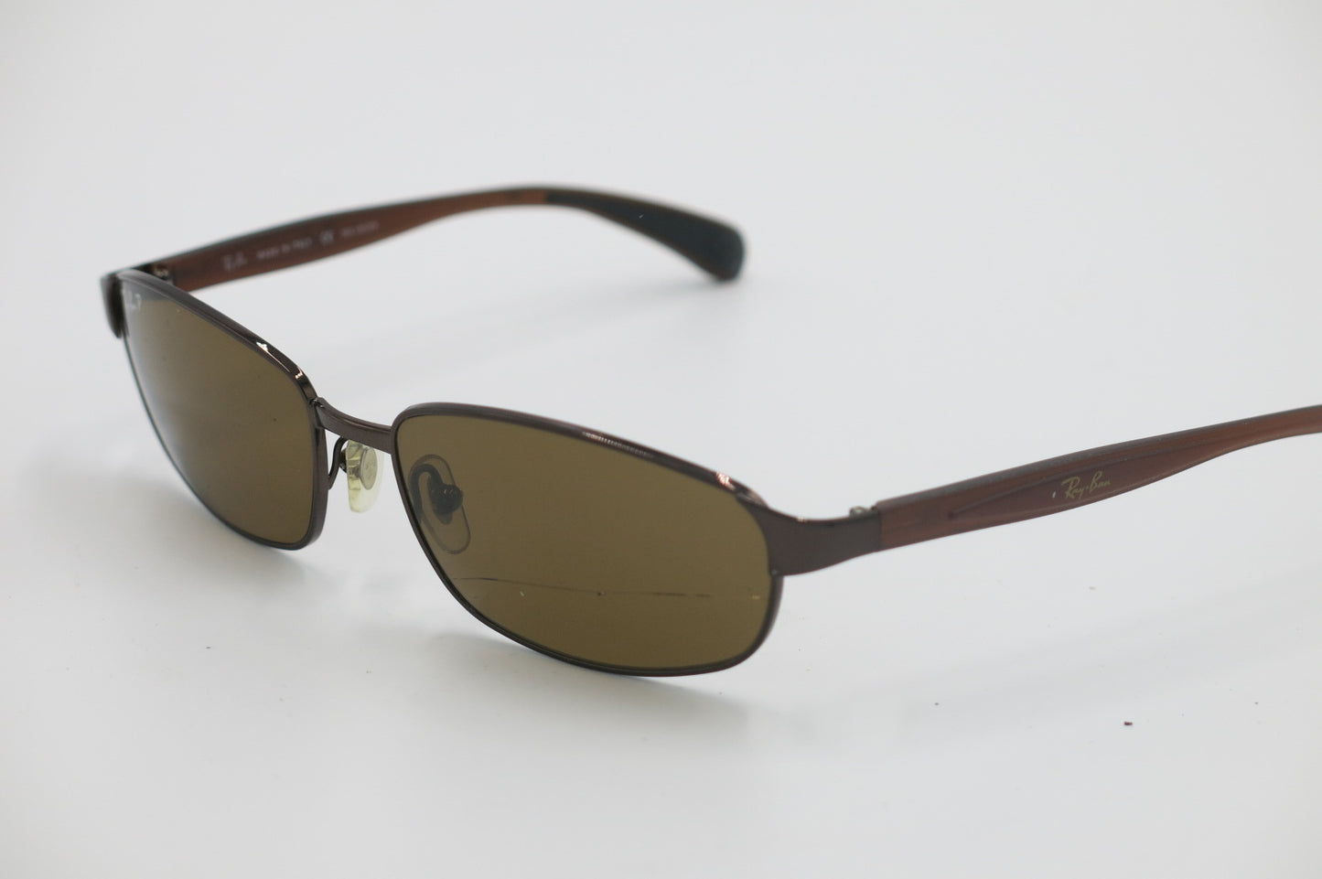 Ray-Ban RB3247 Polarized Sunglasses – Brown Metal / Brown Polarized