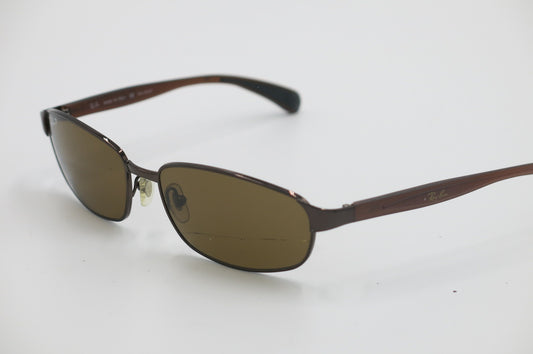 Ray-Ban RB3247 Polarized Sunglasses – Brown Metal / Brown Polarized