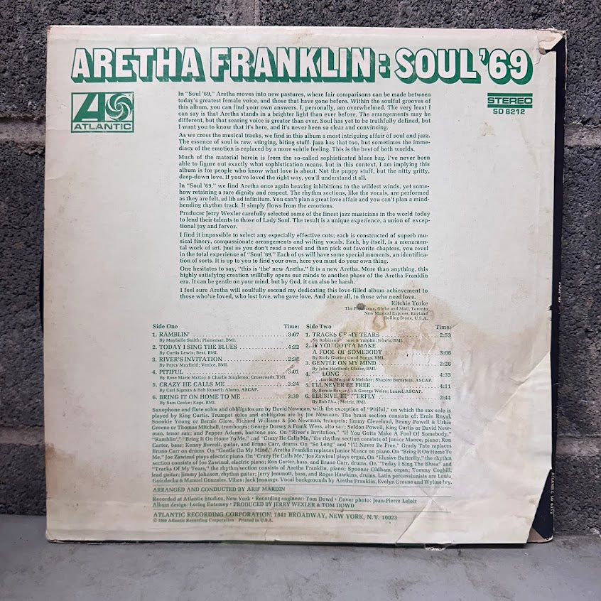 Aretha Franklin – Soul ’69