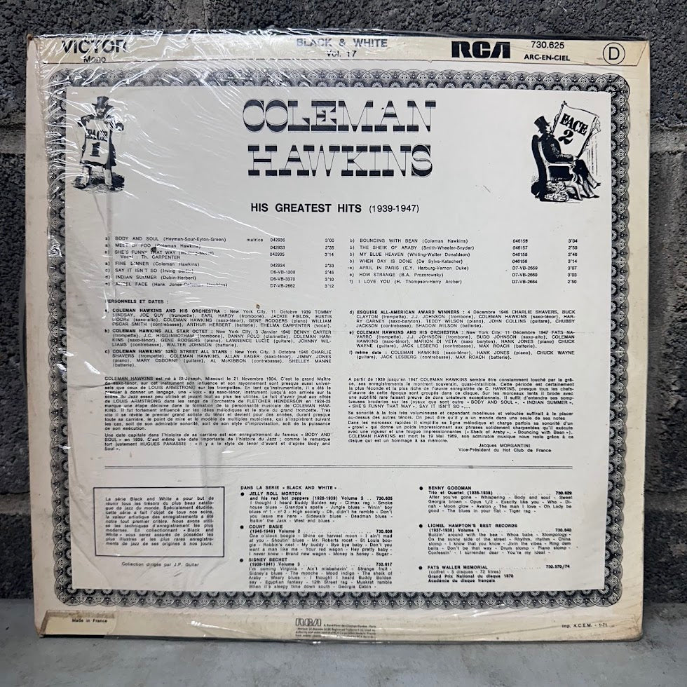 Coleman Hawkins - His Greatest Hits (1939-1947)