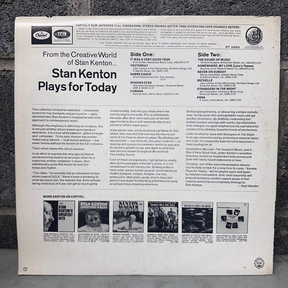 Stan Kenton - Stan Kenton Plays for Today