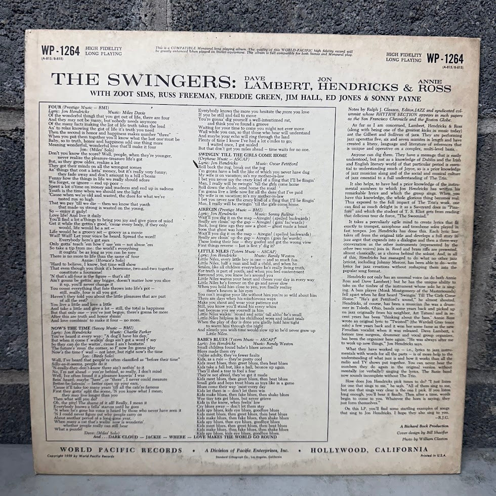 Lambert, Hendricks & Ross - The Swingers! with Zoot Sims