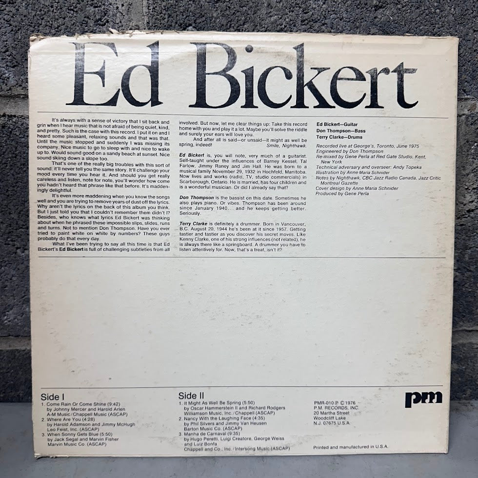 Ed Bickert - Ed Bickert
