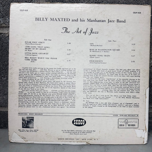 Billy Maxted and His Manhattan Jazz Band - The Art of Jazz
