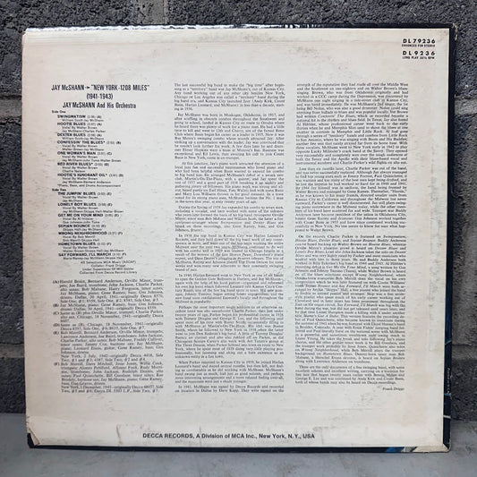 Jay McShann and His Orchestra - New York – 1208 Miles (1941–1943)