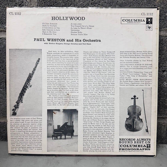 Paul Weston and His Orchestra - Hollywood