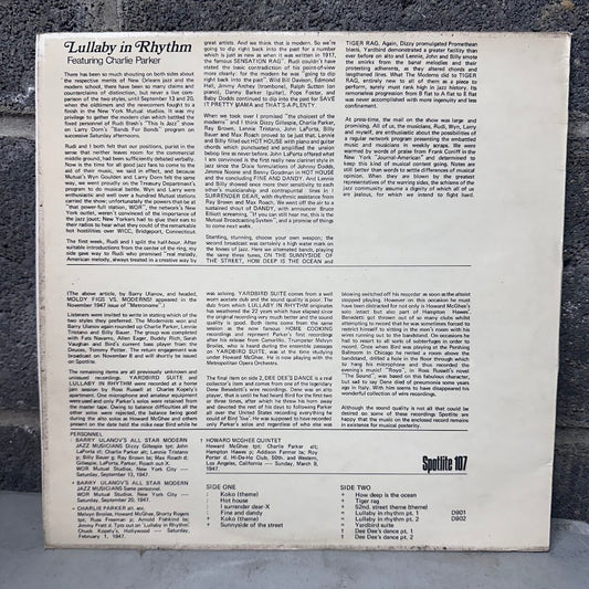 Charlie Parker – Lullaby in Rhythm